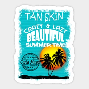 Costa Maya Tan Skin Maker Sticker